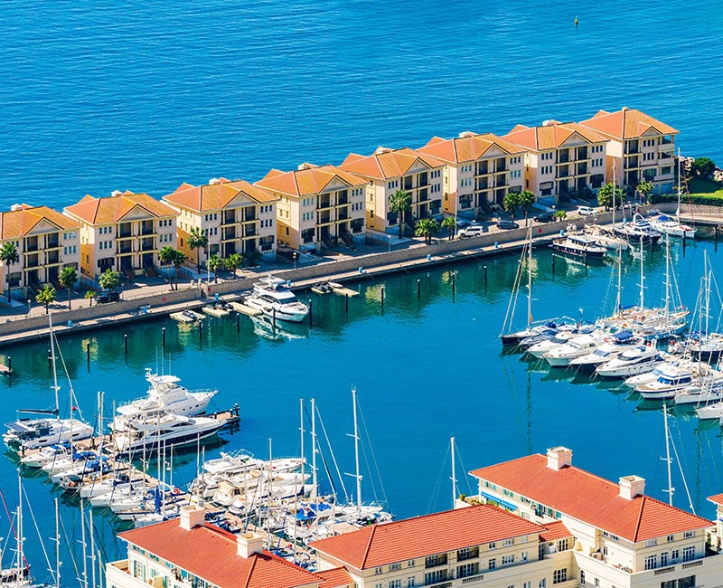 Gibraltar Marina Image of Gibraltar Marina